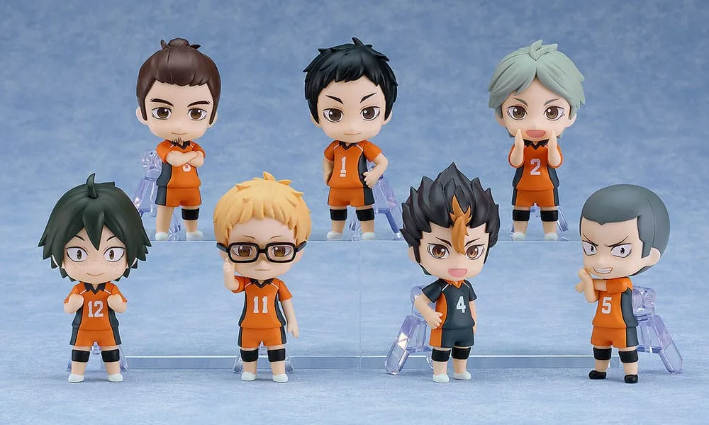 Haikyu!! Nendoroid Action Figure Surprise Ver. 02 Karasuno Edition 7 cm Blind Box - 1 Unidade